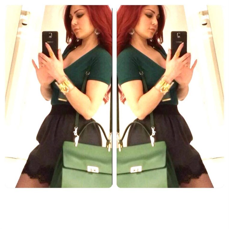 Haifa Wehbe in Green